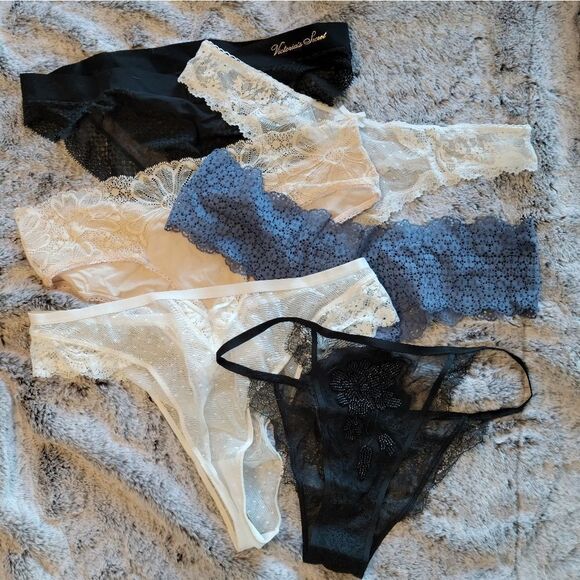 NWOT Victoria's Secret 3-Panty MYSTERY BUNDLE - Picture 2 of 4